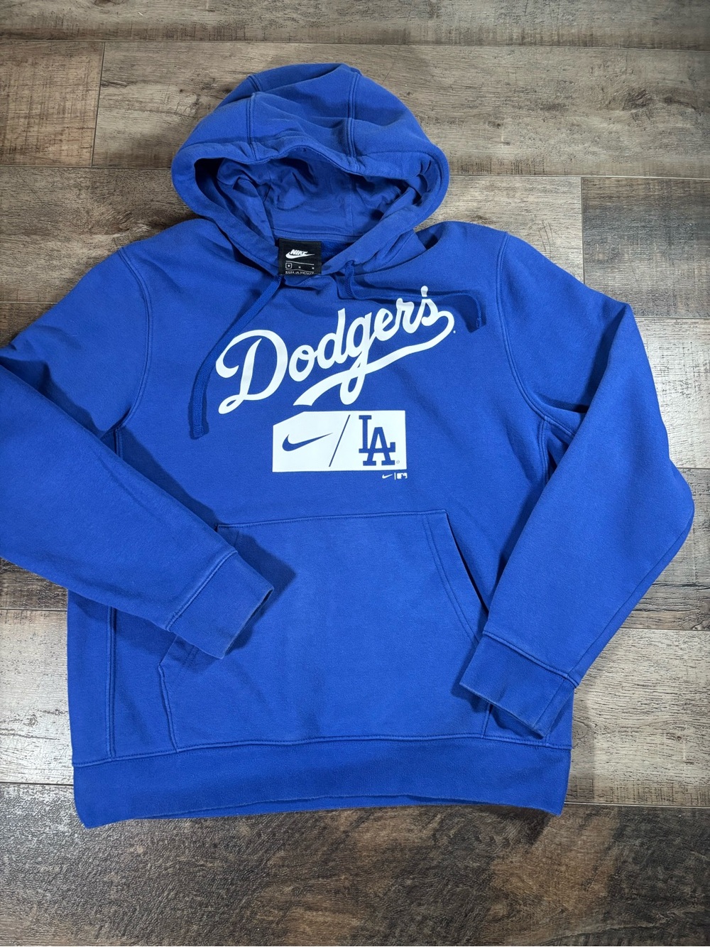 Nike Royal Blue Dodgers Crewneck Hoodie